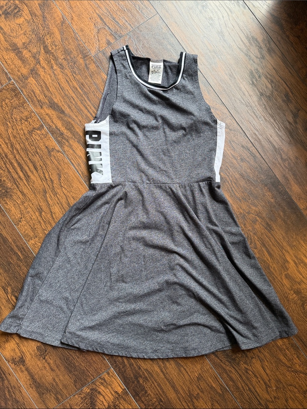 Victorias Secret Pink XS/TP Charcoal Athletic Skater Dress (R6)